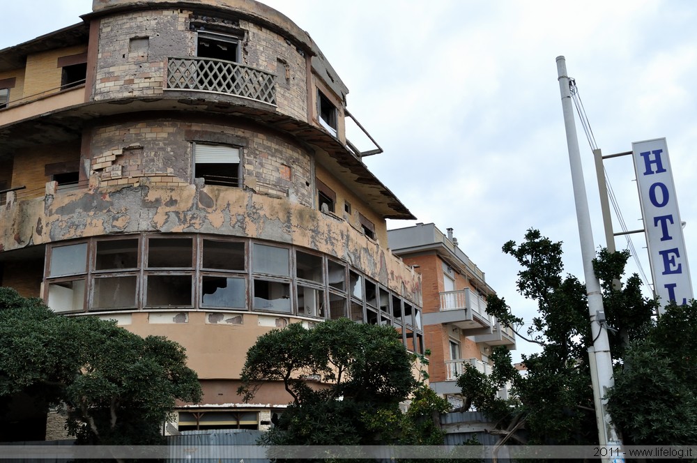 Abandoned hotel