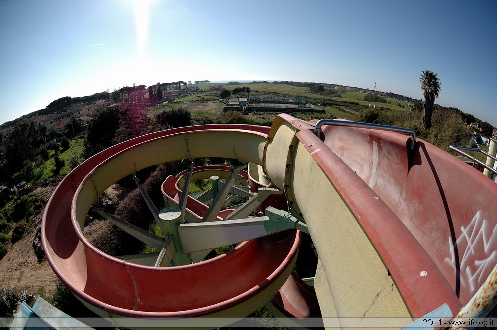 Abandoned waterpark