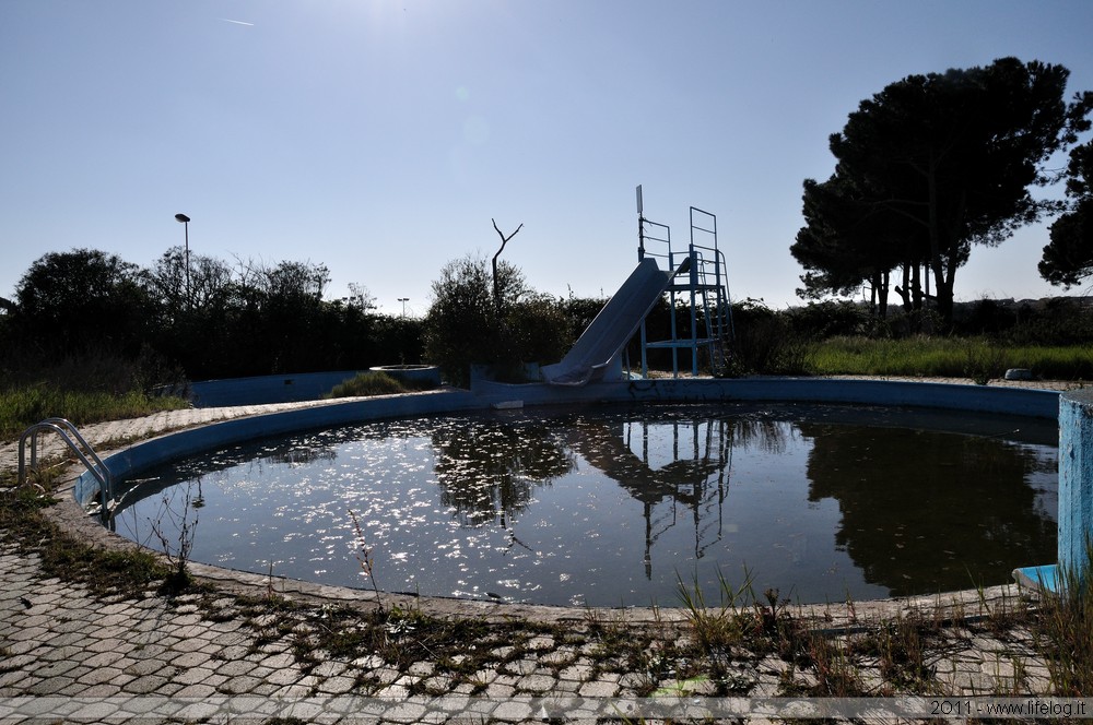 Abandoned waterpark