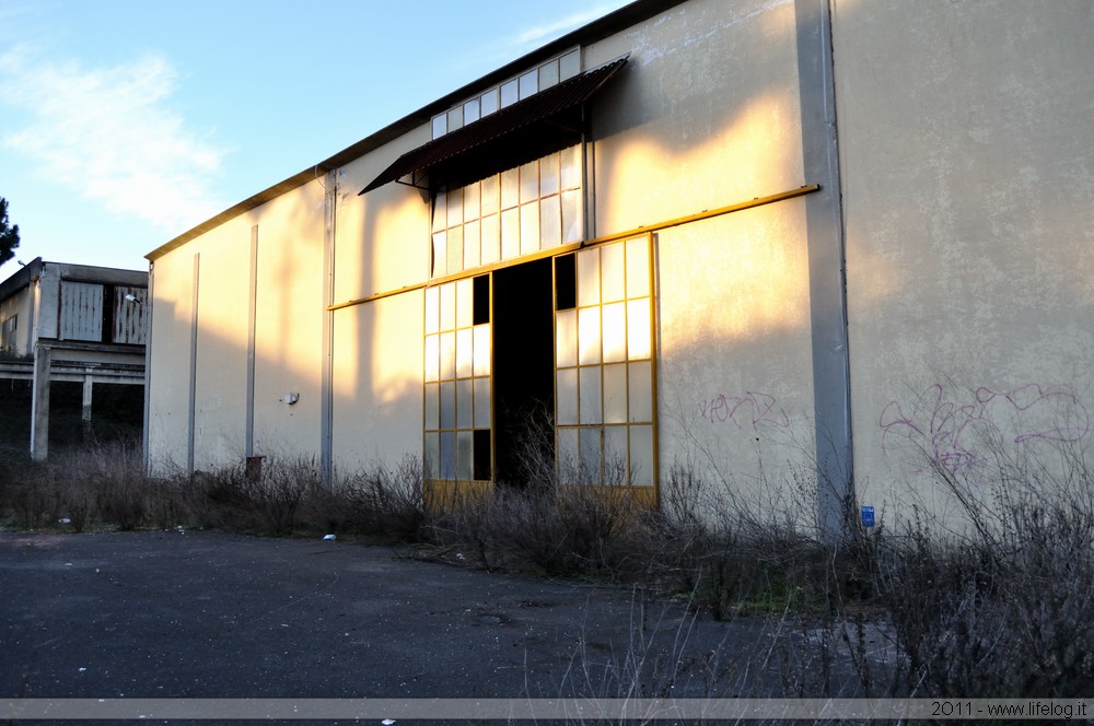 Abandoned industrial plant