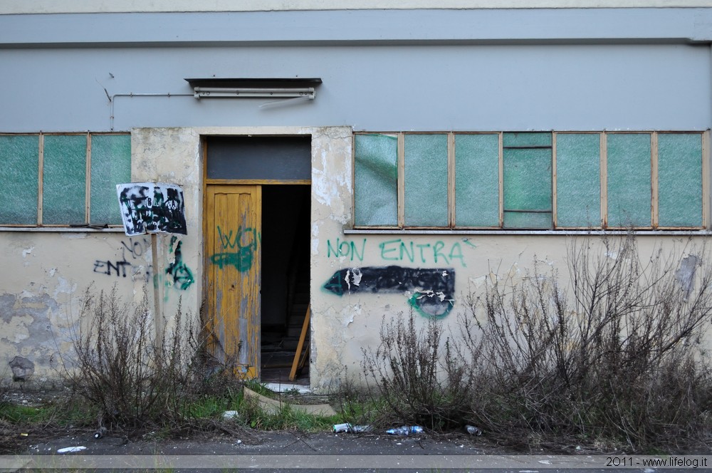 Abandoned industrial plant