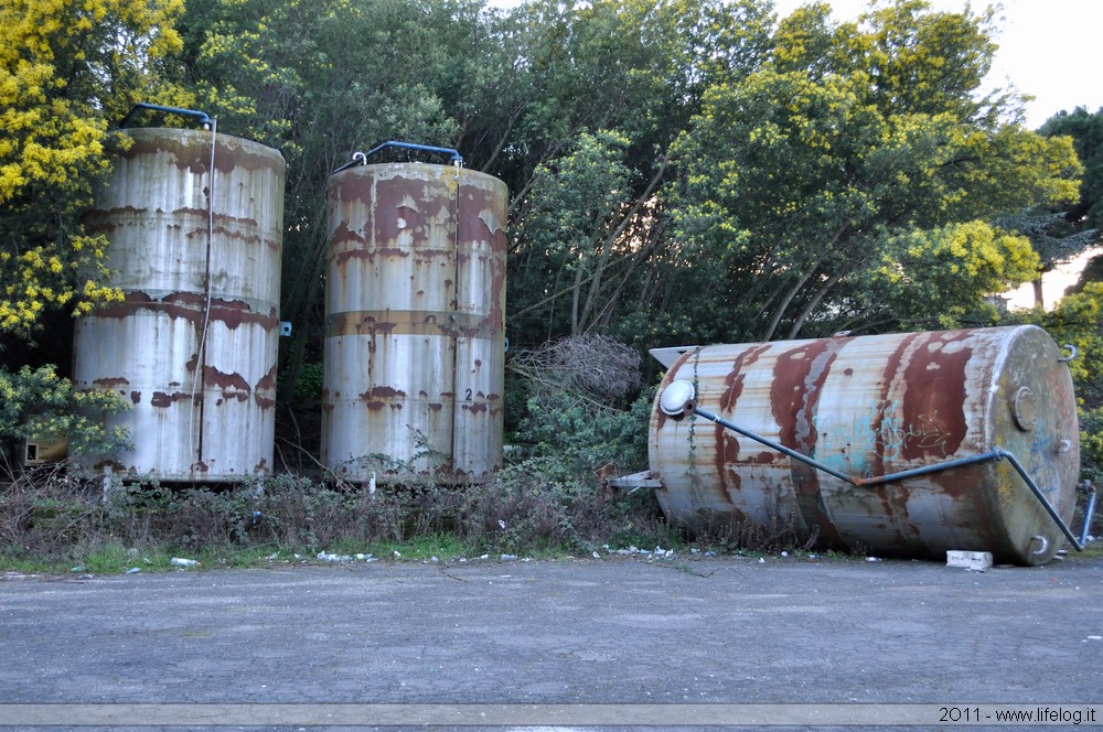 Abandoned industrial plant