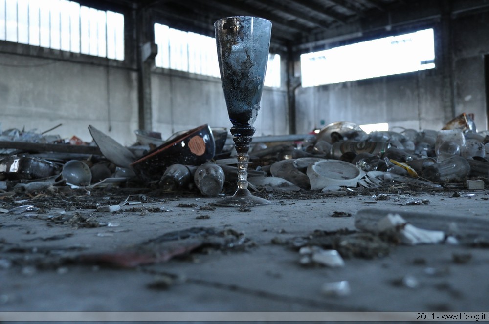 Abandoned industrial plant