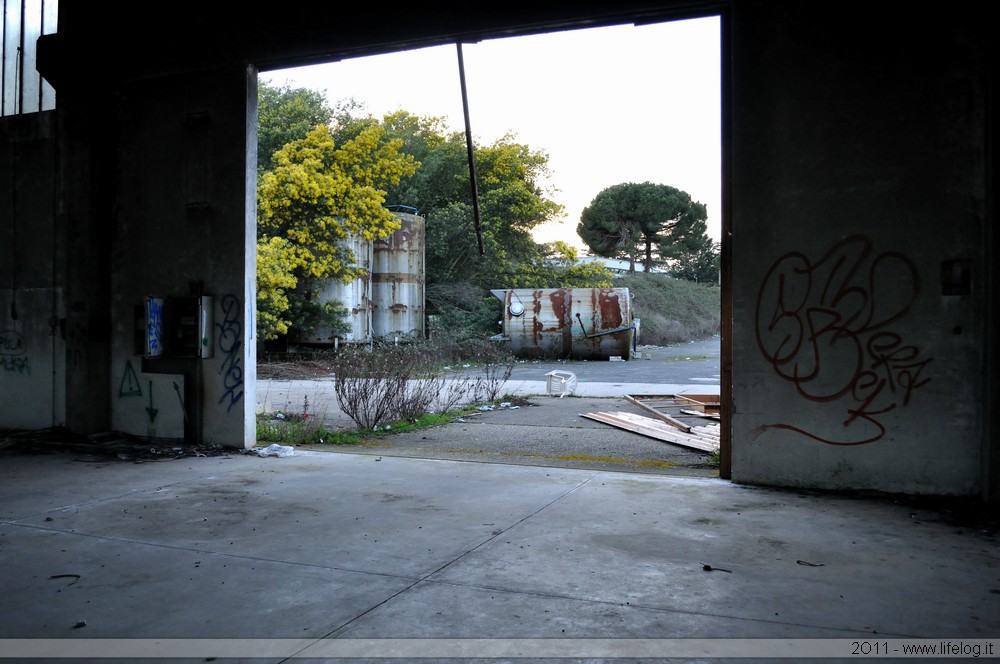 Abandoned industrial plant