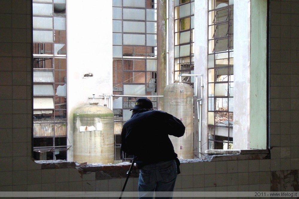 Abandoned pharmaceutical plant