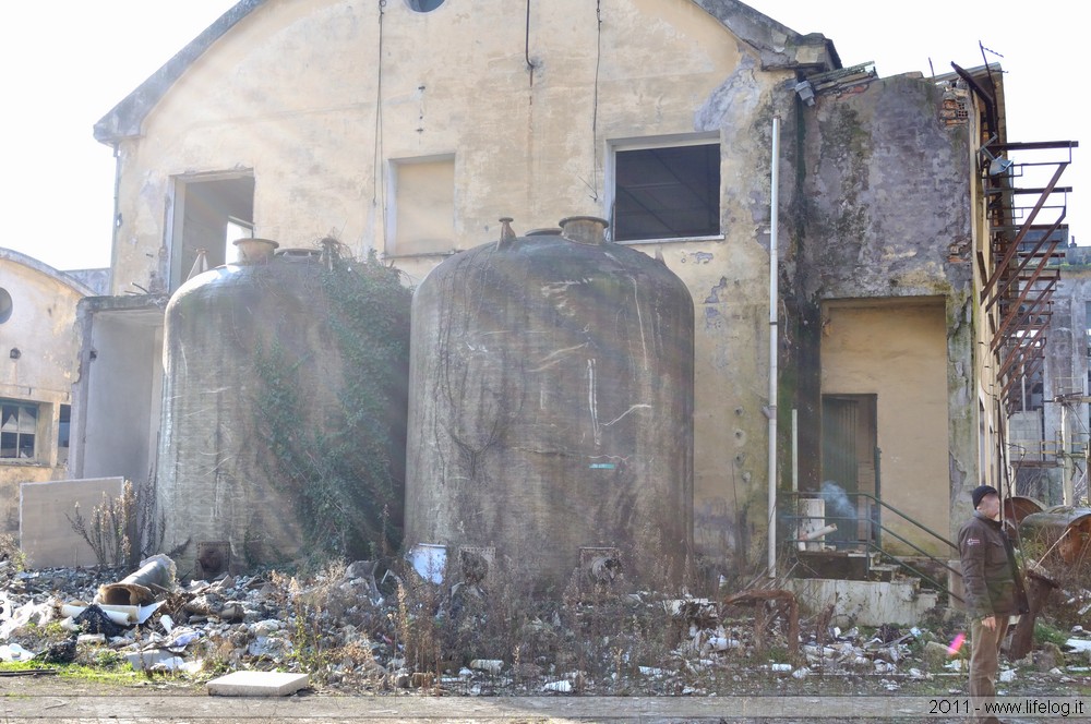 Abandoned pharmaceutical plant