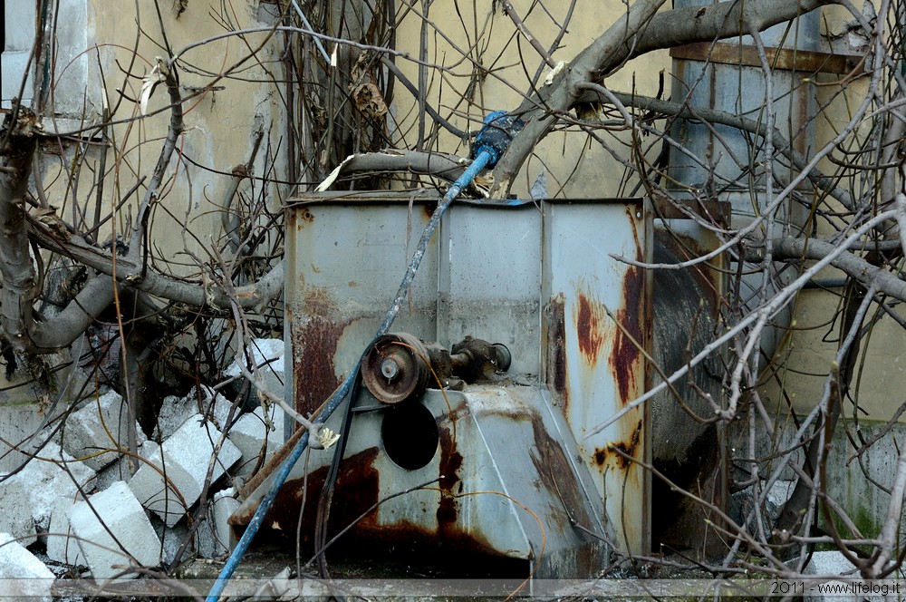 Abandoned pharmaceutical plant