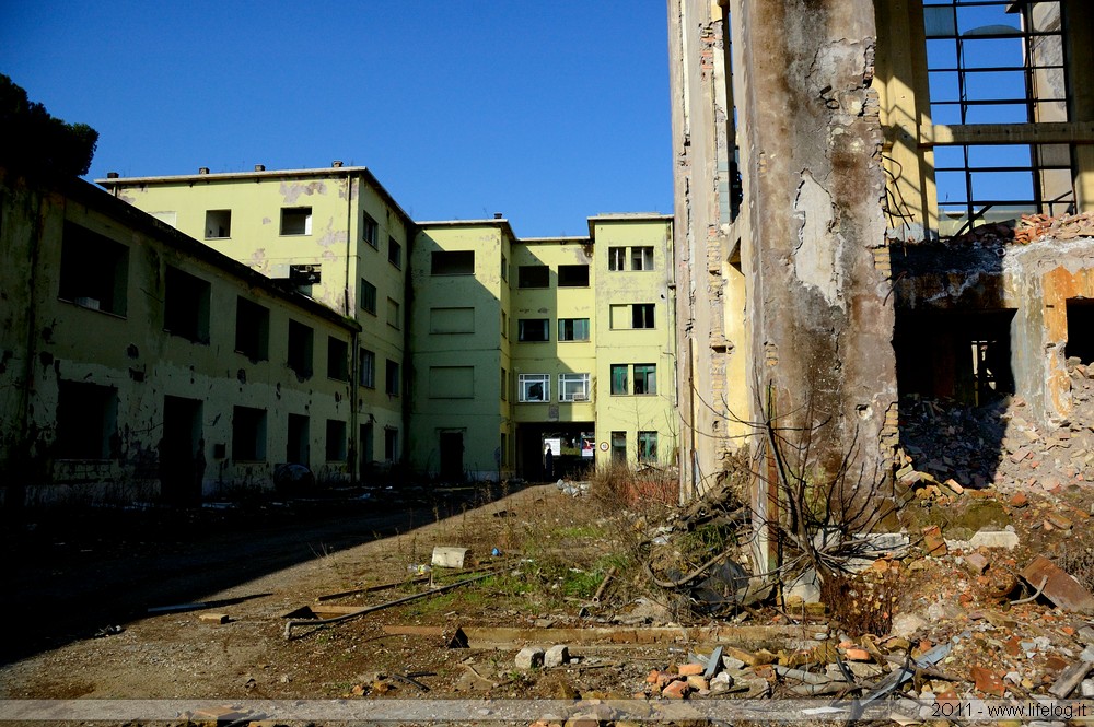 Abandoned pharmaceutical plant