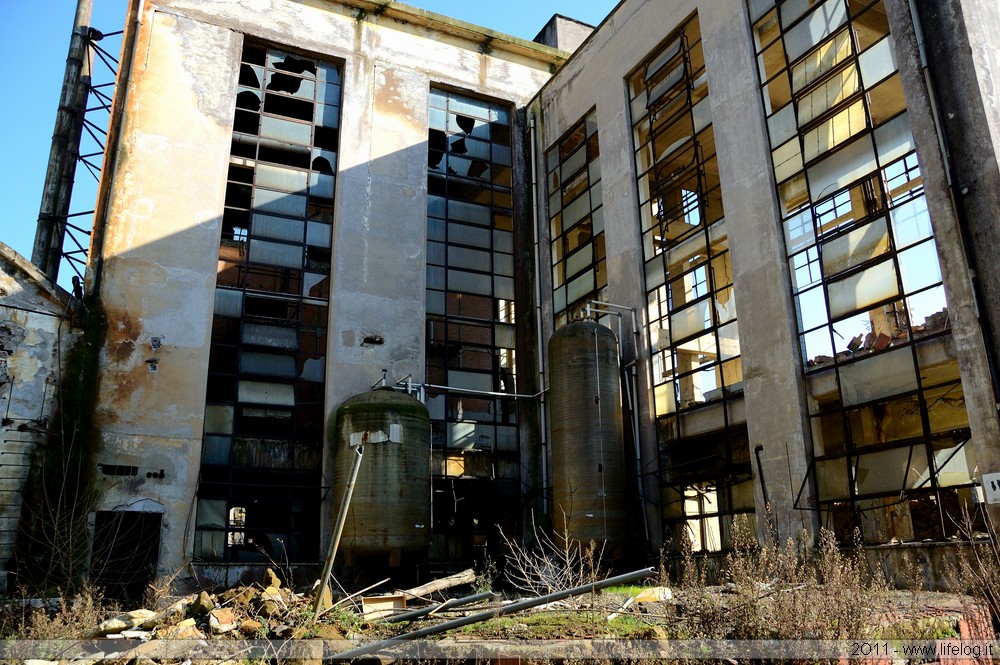 Abandoned pharmaceutical plant