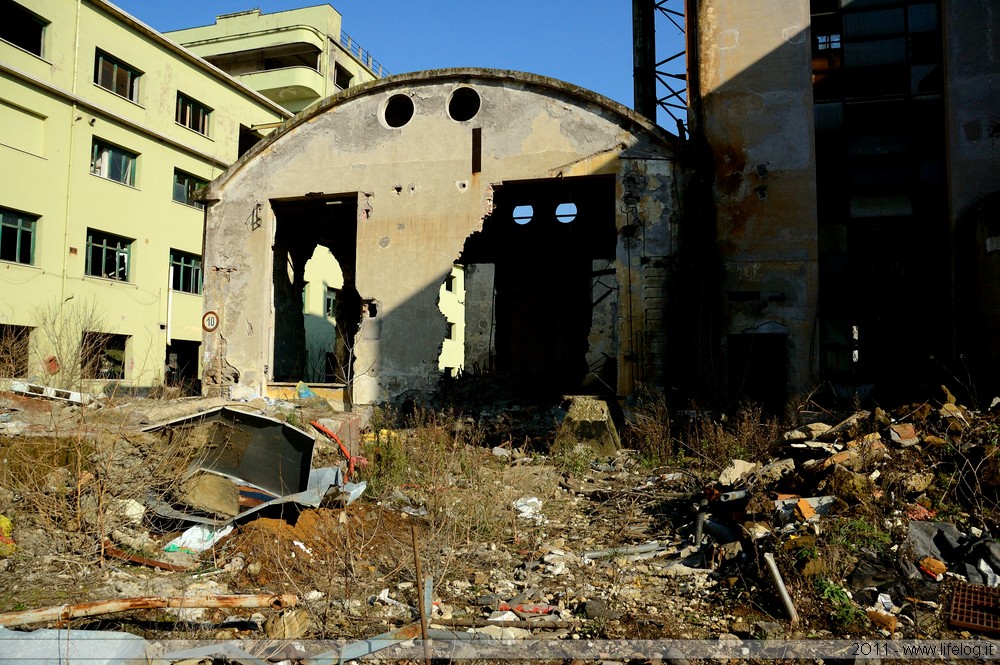 Abandoned pharmaceutical plant