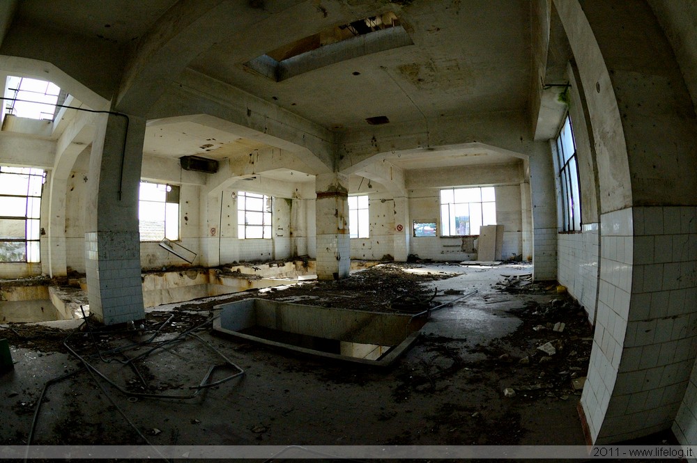 Abandoned pharmaceutical plant