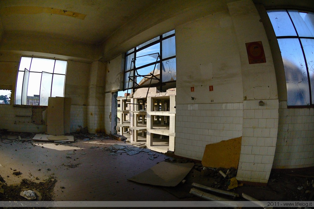 Abandoned pharmaceutical plant