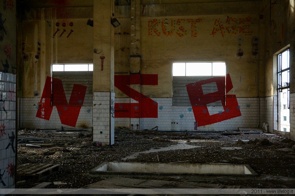 Abandoned pharmaceutical plant