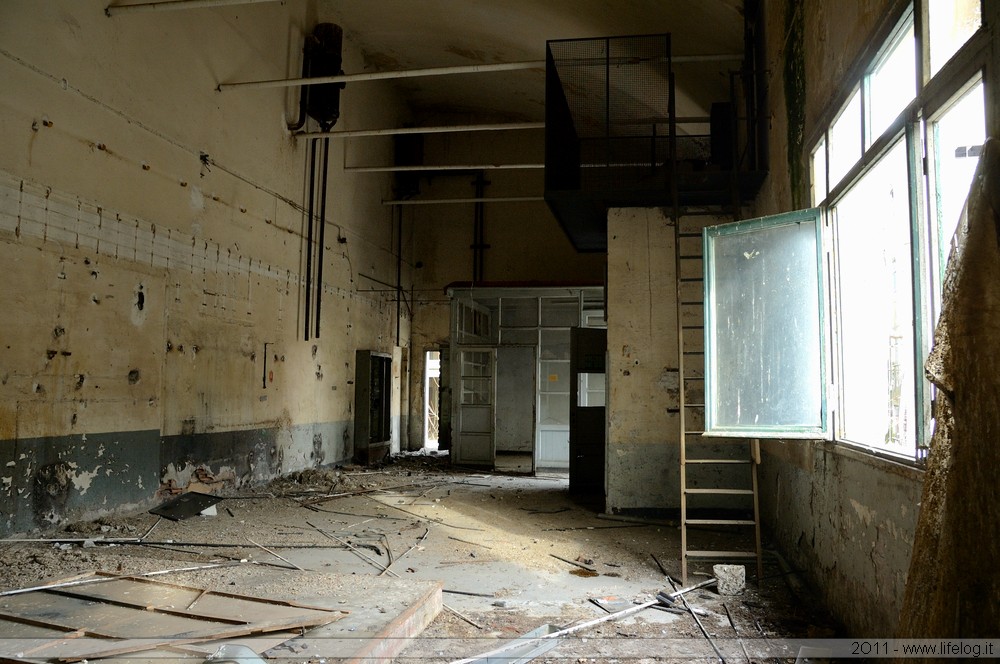 Abandoned pharmaceutical plant