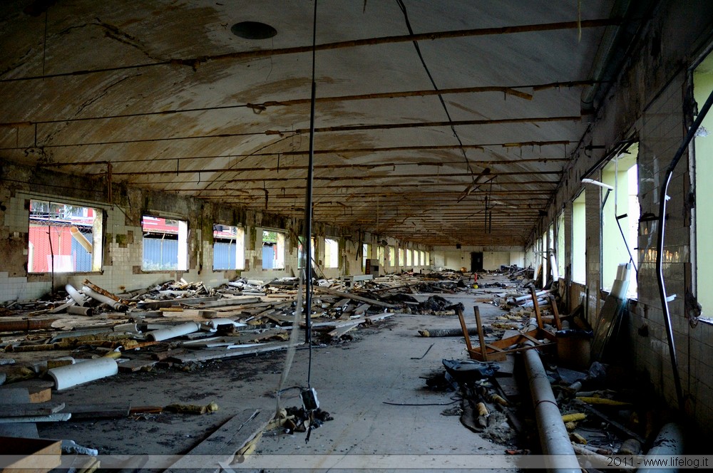 Abandoned pharmaceutical plant