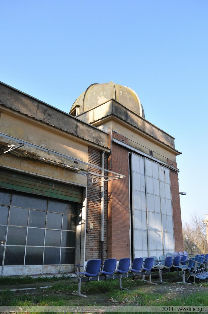 Abandoned weather balloon station