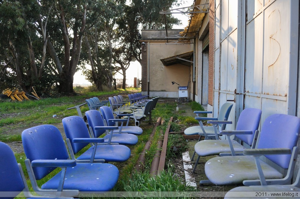 Abandoned weather balloon station