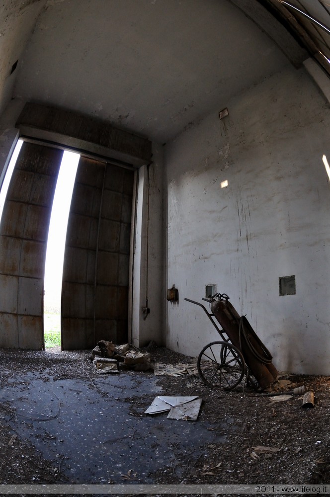 Abandoned weather balloon station