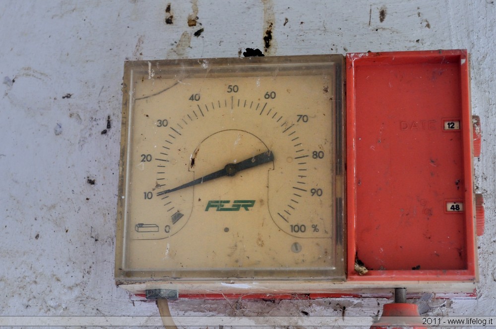 Abandoned weather balloon station