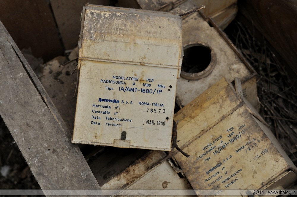 Abandoned weather balloon station