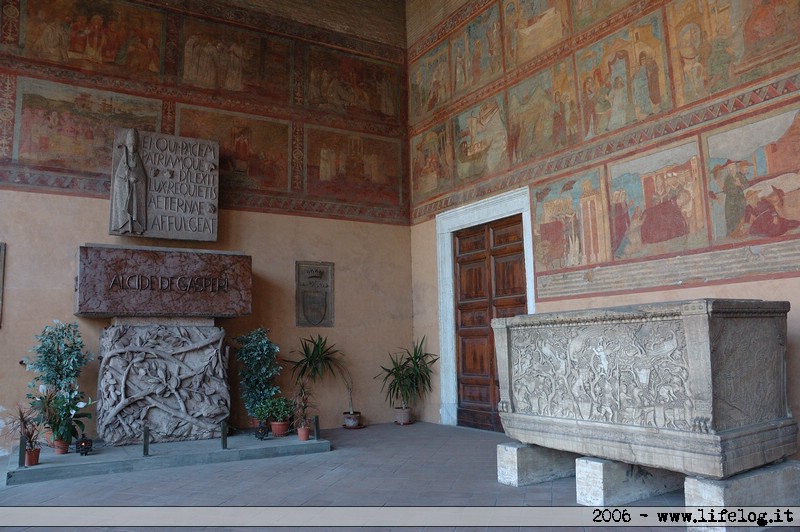 Basilica di San Lorenzo - Roma - Tomba di Alcide De Gasperi - Pietromassimo Pasqui 2006